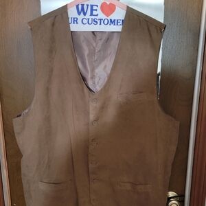 suede vest trust 4xl